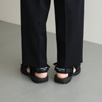 Nylon tape x neoprene sandals #BLACK [HM-K104-001]