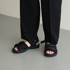 Nylon tape x neoprene sandals #BLACK [HM-K104-001]