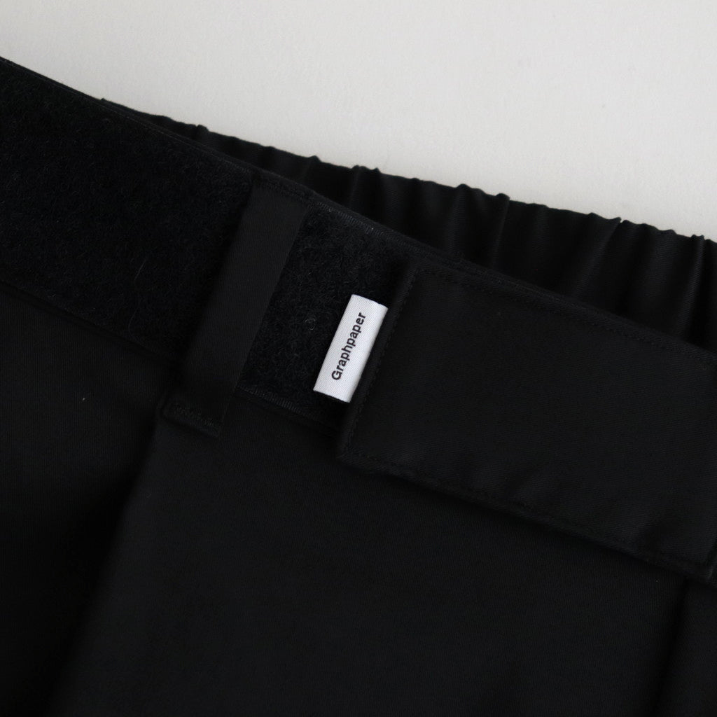 Solotex Twill Wide Chef Pants #BLACK [GM241-40295B]