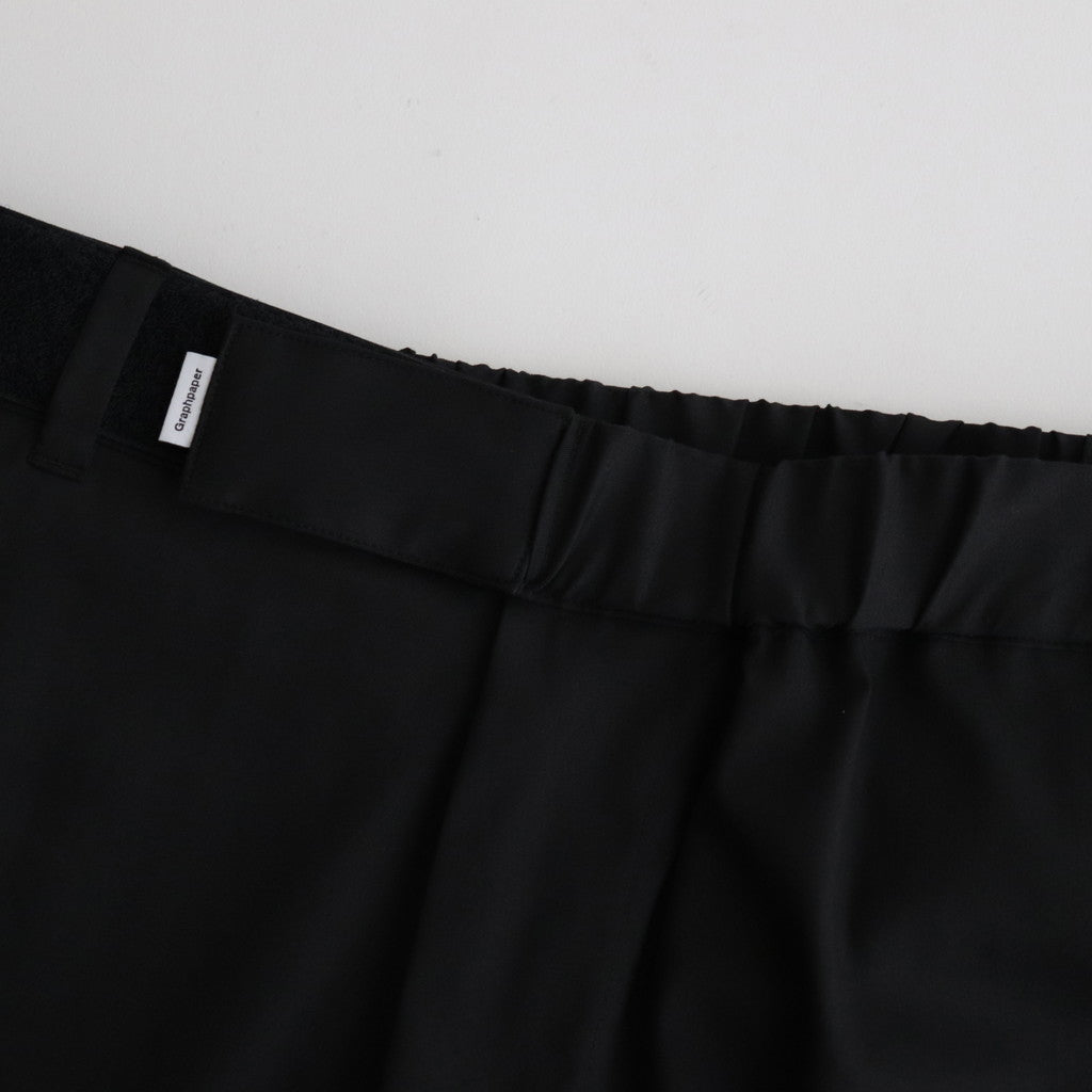 Solotex Twill Wide Tapered Chef Pants #BLACK [GM241-40297B]