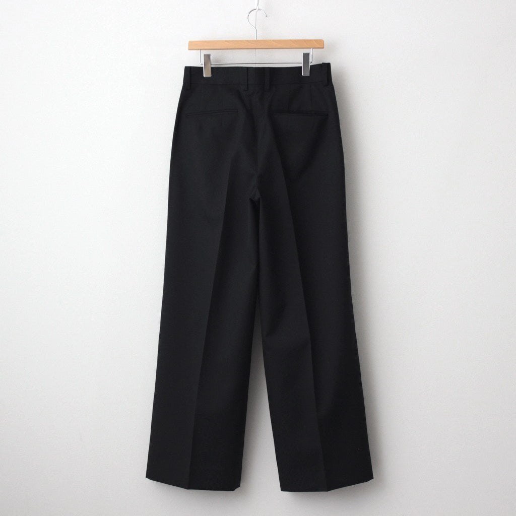 LONG WIDE TROUSERS #BLACK [ST.1094]