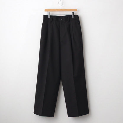 LONG WIDE TROUSERS #DARK BROWN [ST.1094]