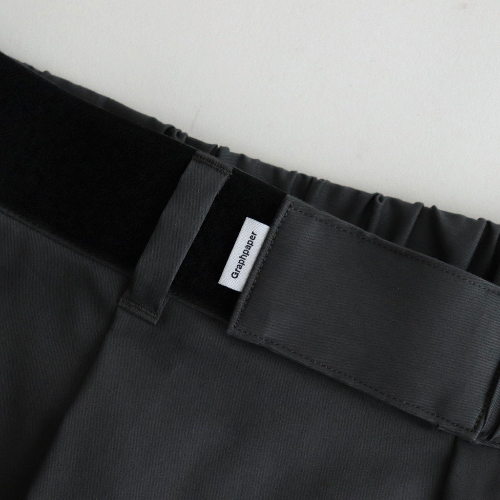 Solotex Twill Wide Chef Shorts #C.GRAY [GM241-40296B]