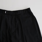 Solotex Twill Wide Chef Shorts #BLACK [GM241-40296B]