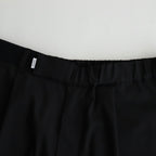 Solotex Twill Wide Chef Shorts #BLACK [GM241-40296B]