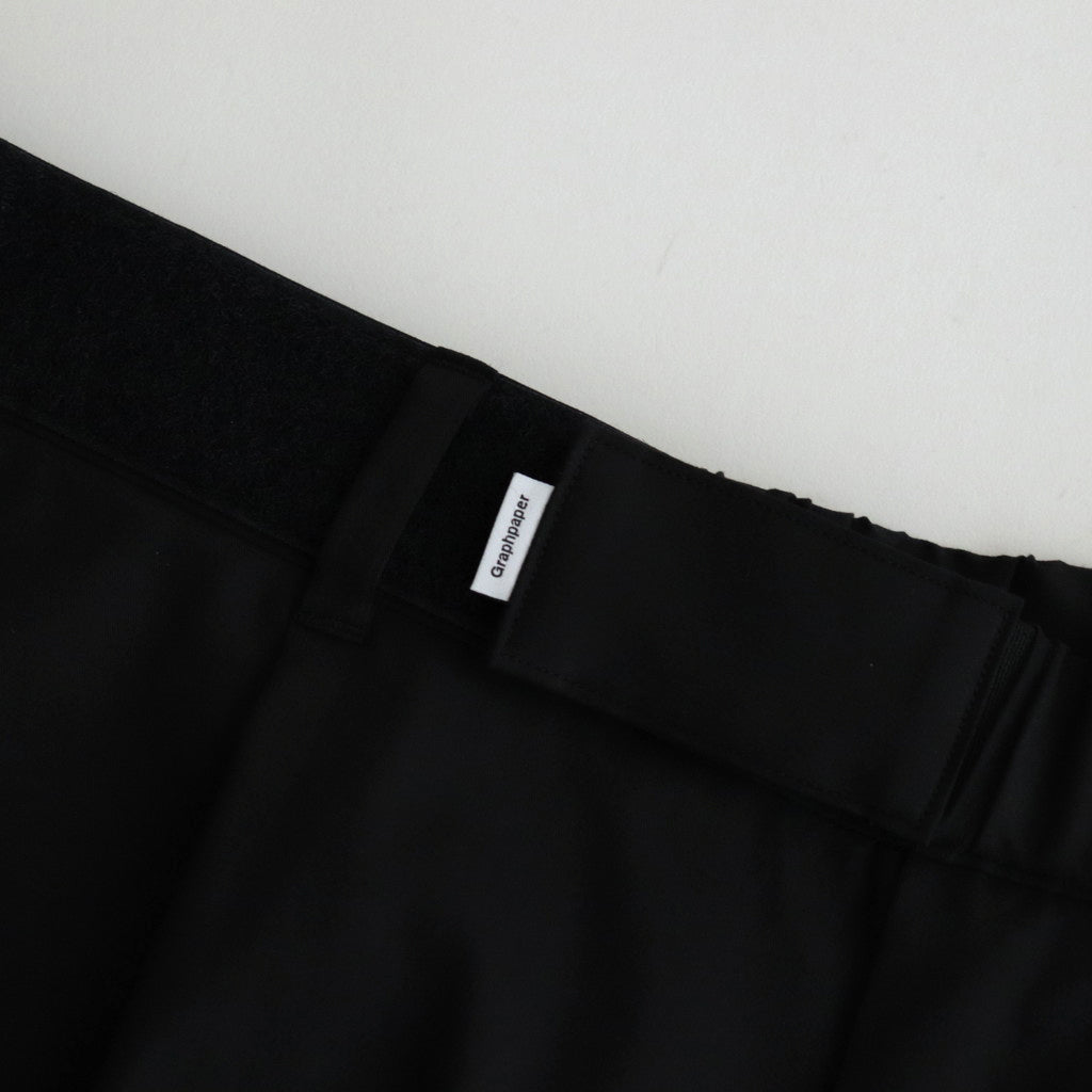 Solotex Twill Wide Chef Shorts #BLACK [GM241-40296B]
