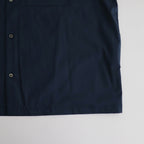 Solotex Twill S/S Oversized Box Shirt #NAVY [GM241-50291B]