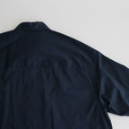 Solotex Twill S/S Oversized Box Shirt #NAVY [GM241-50291B]