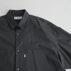 Solotex Twill S/S Oversized Box Shirt #C.GRAY [GM241-50291B]
