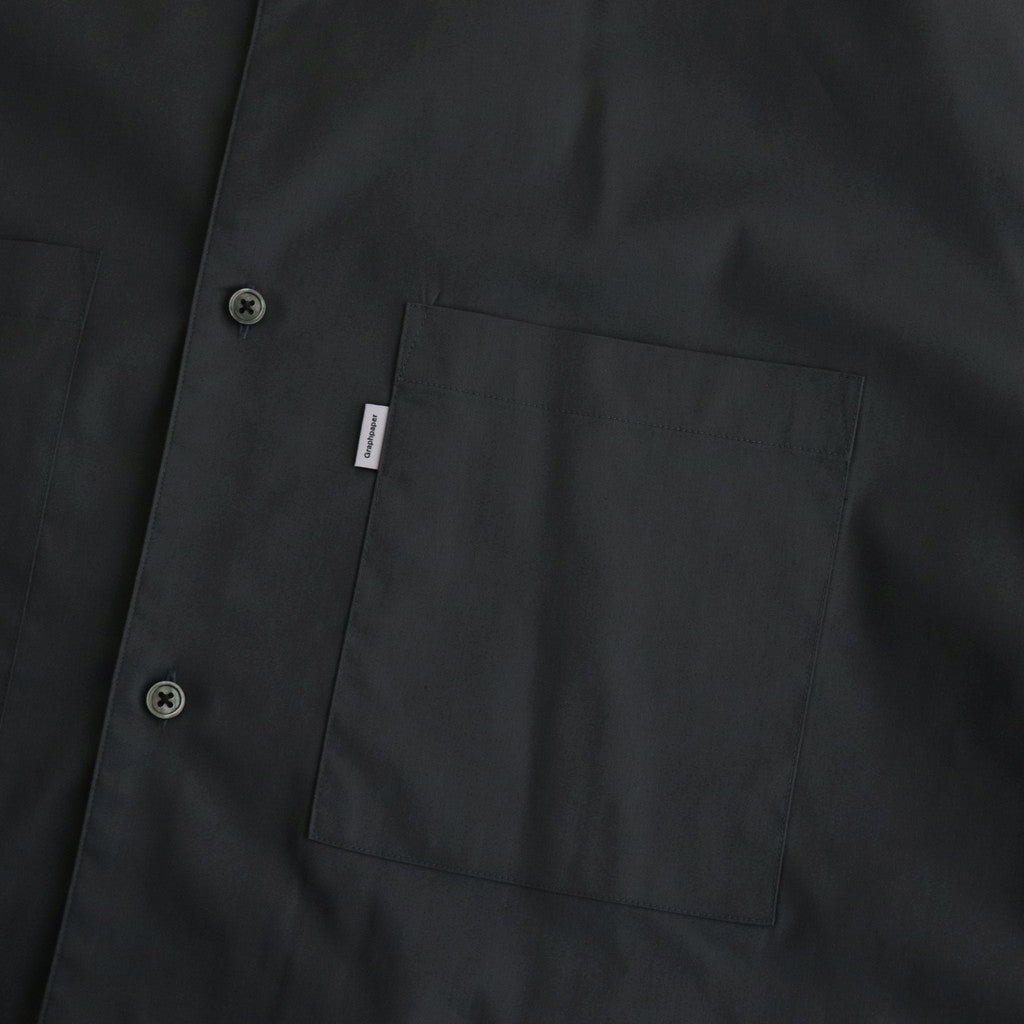 Solotex Twill S/S Oversized Box Shirt #C.GRAY [GM241-50291B]