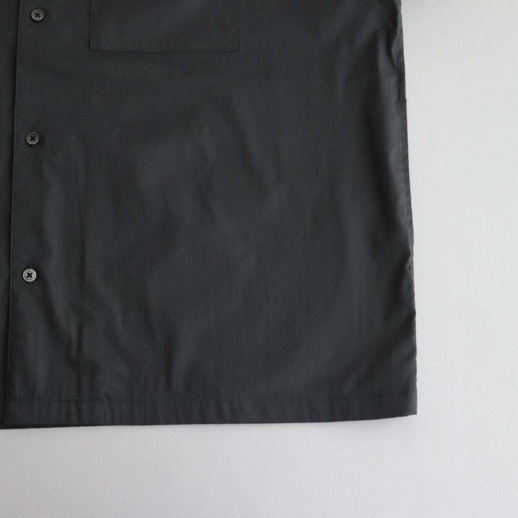Solotex Twill S/S Oversized Box Shirt #C.GRAY [GM241-50291B]