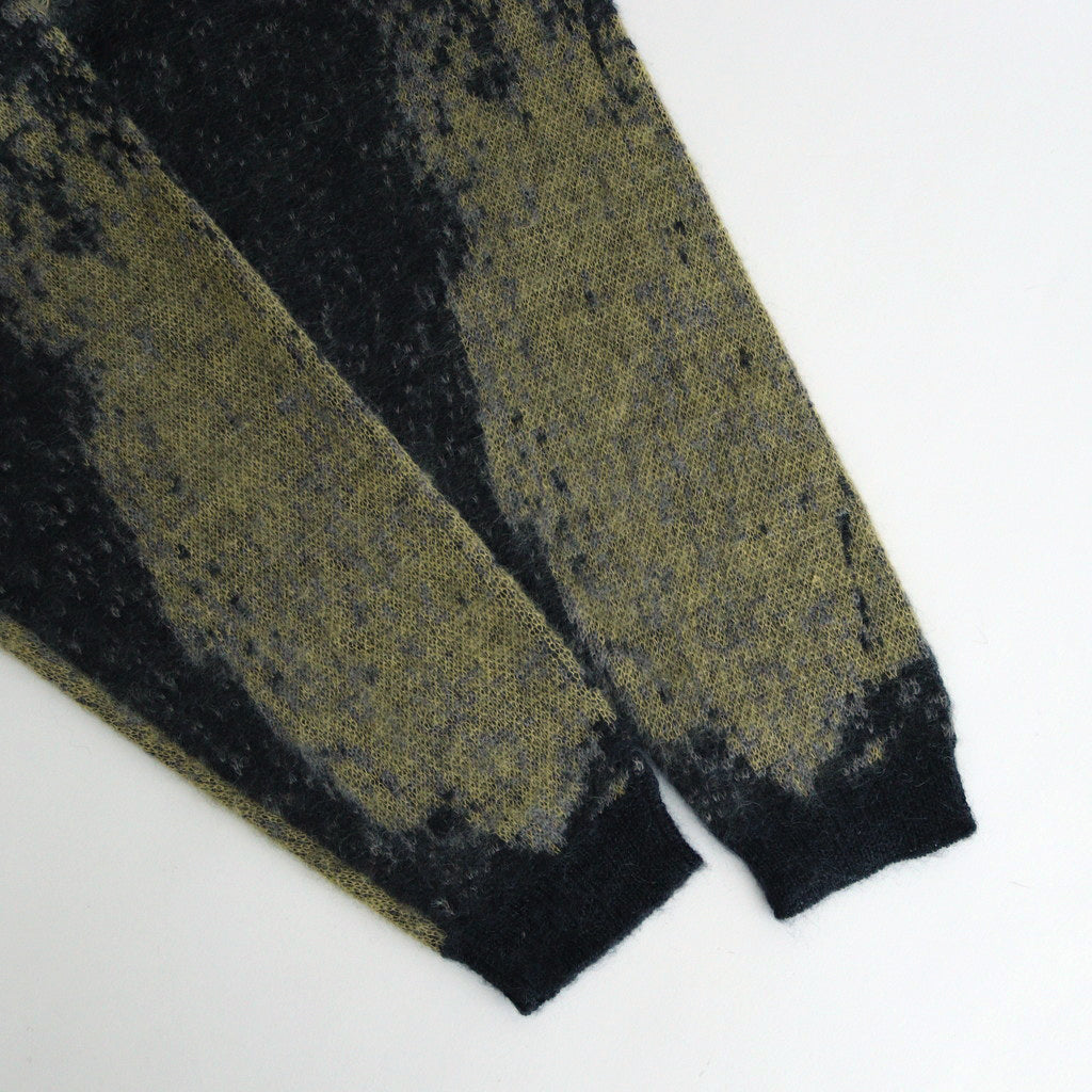 JACQUARD MOHAIR SWEATER #YELLOW [YK24FW0815S]