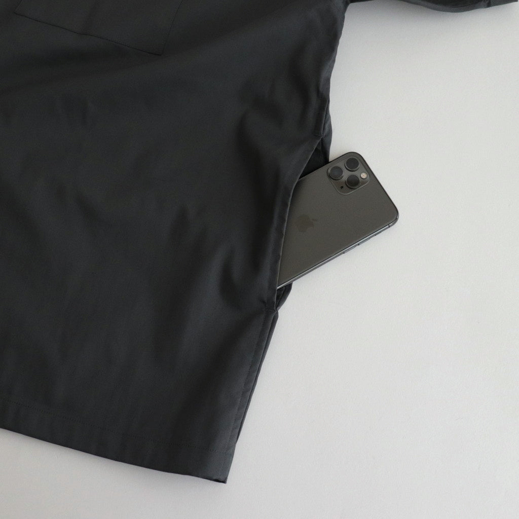 Solotex Twill S/S Oversized Box Shirt #C.GRAY [GM241-50291B]