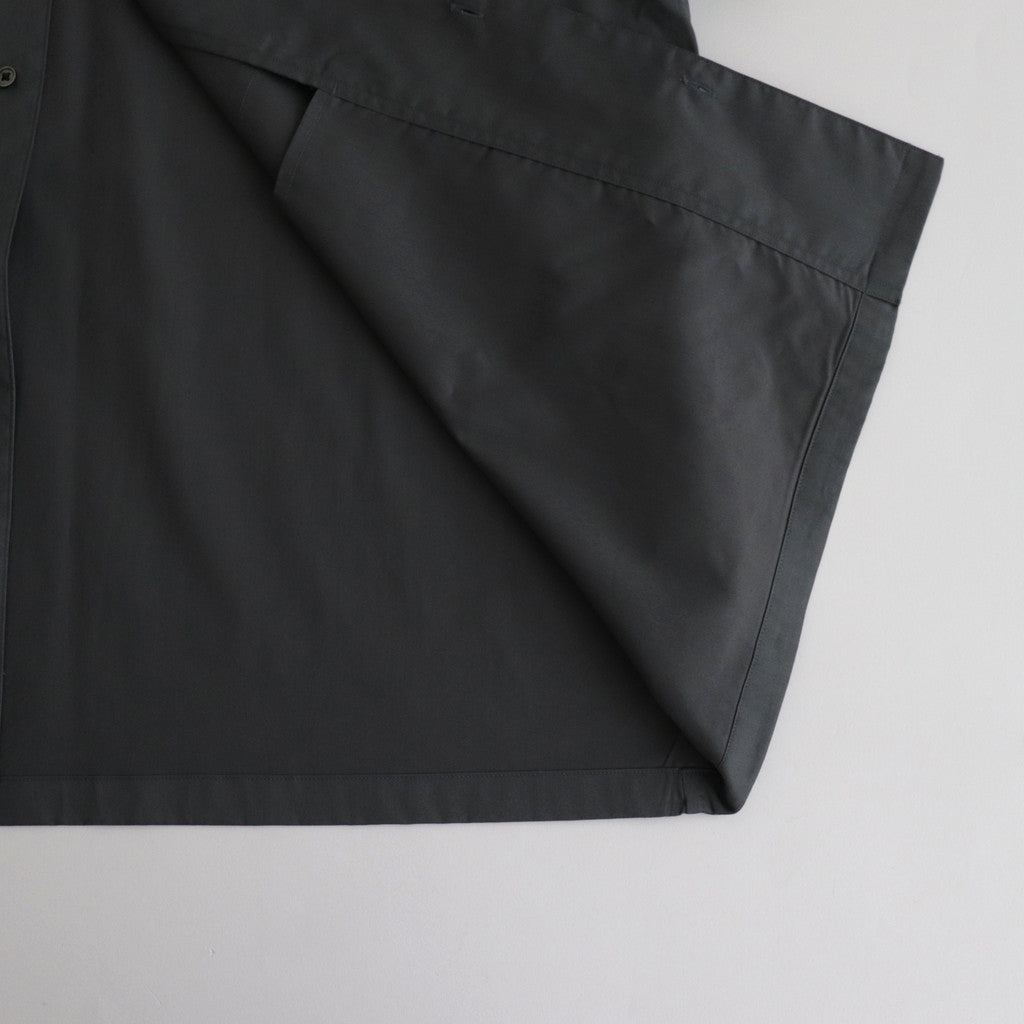 Solotex Twill S/S Oversized Box Shirt #C.GRAY [GM241-50291B]