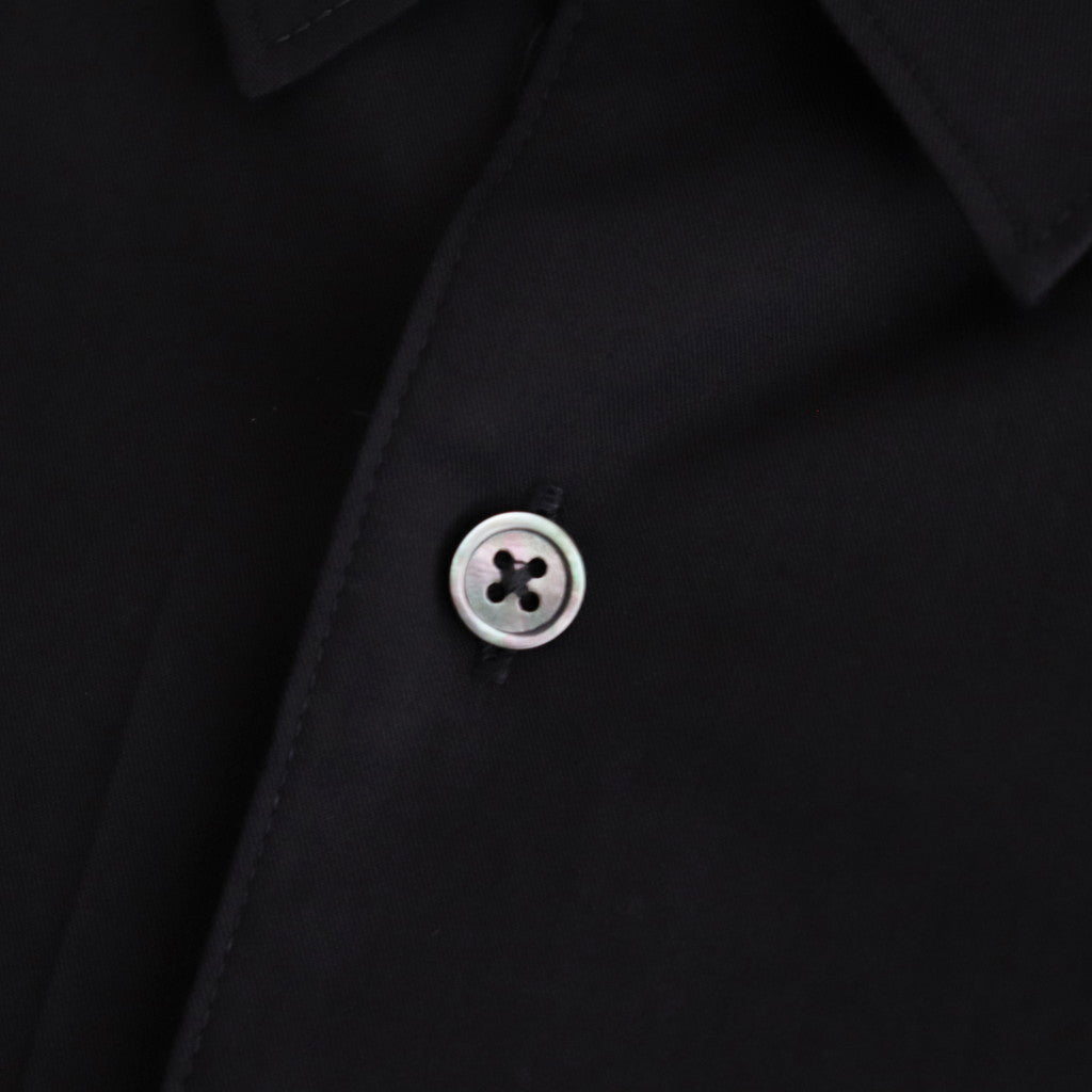 Solotex Twill S/S Oversized Box Shirt #BLACK [GM241-50291B]