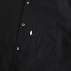 Solotex Twill S/S Oversized Box Shirt #BLACK [GM241-50291B]