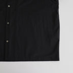 Solotex Twill S/S Oversized Box Shirt #BLACK [GM241-50291B]