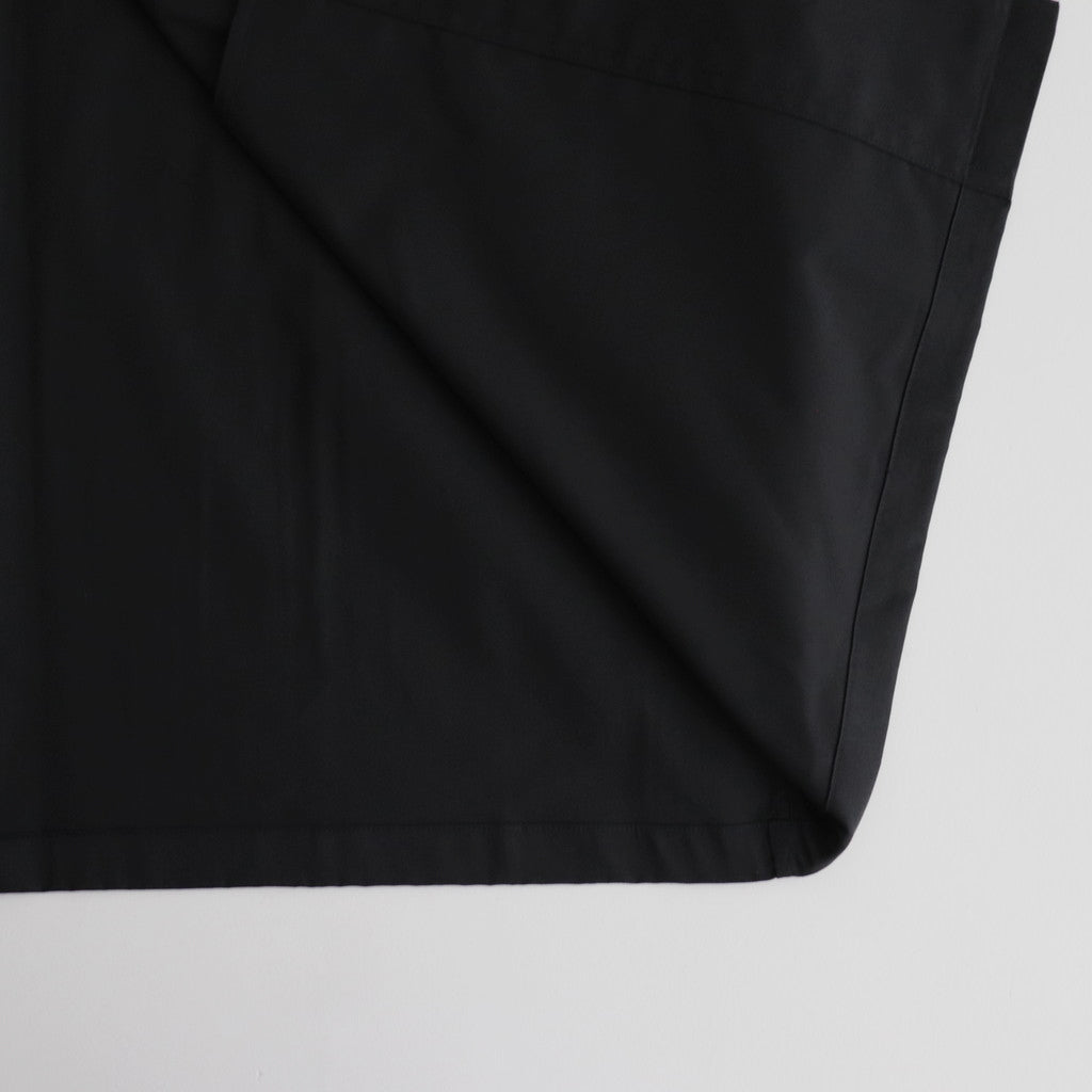 Solotex Twill S/S Oversized Box Shirt #BLACK [GM241-50291B]