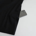 Solotex Twill S/S Oversized Box Shirt #BLACK [GM241-50291B]