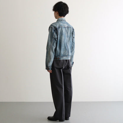 FADED MODERN DENIM JACKET #FADED INDIGO [2441000404]