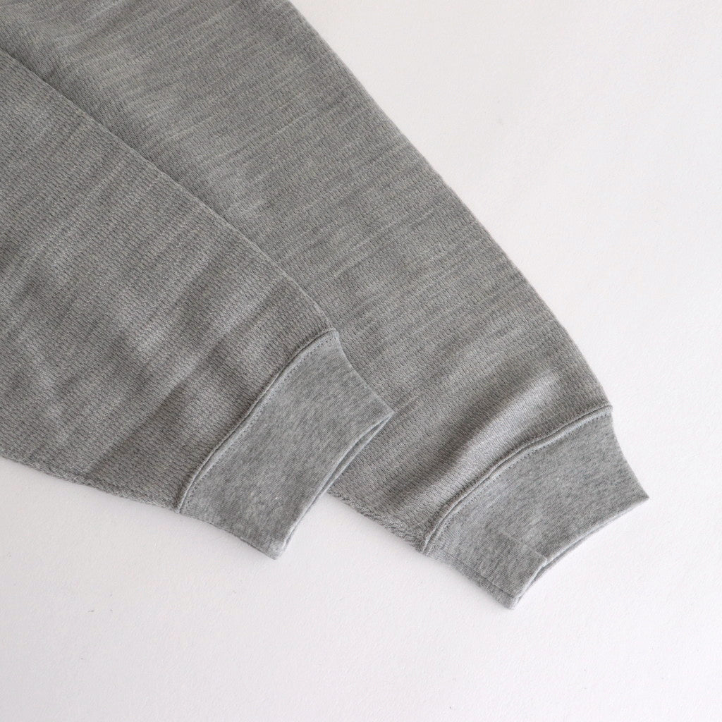 Wool Honeycomb Crew Neck Thermal #H.GRAY [GU233-70138]