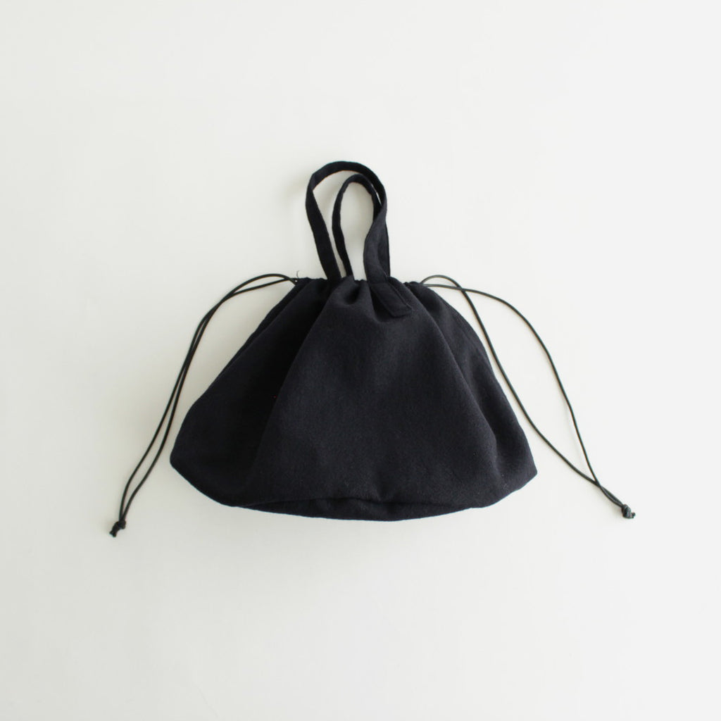 SHUKUJU WOOL HELMET BAG #NAVY [K010W]