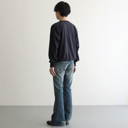 FADED MODERN WESTERN FLARED TROUSERS #FADED INDIGO [2441000412]