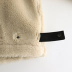 WOOL FUR FLIGHT JACKET #BEIGE [ST.629]