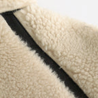 WOOL FUR FLIGHT JACKET #BEIGE [ST.629]