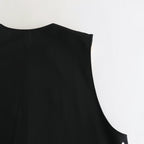 WOOL FUR REVERSIBLE VEST #BEIGE [ST.630]