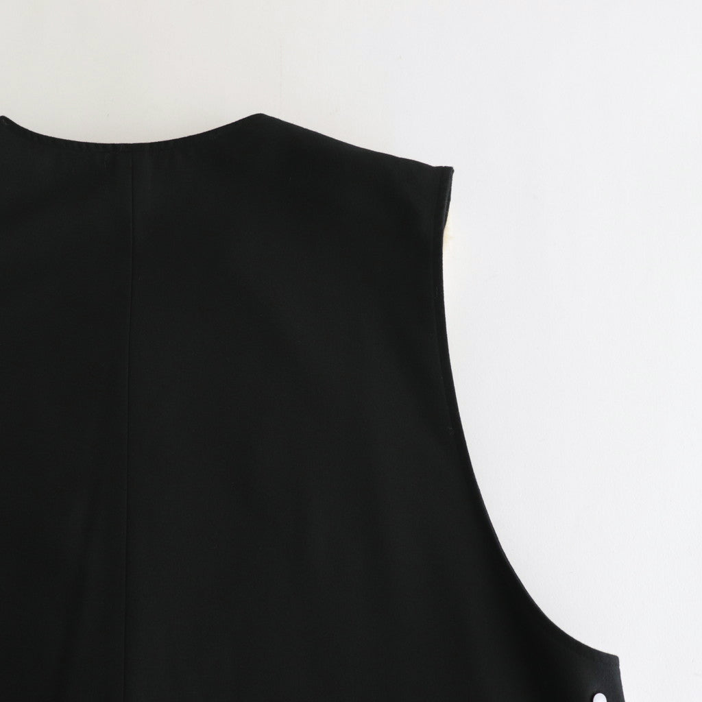 WOOL FUR REVERSIBLE VEST #BEIGE [ST.630]