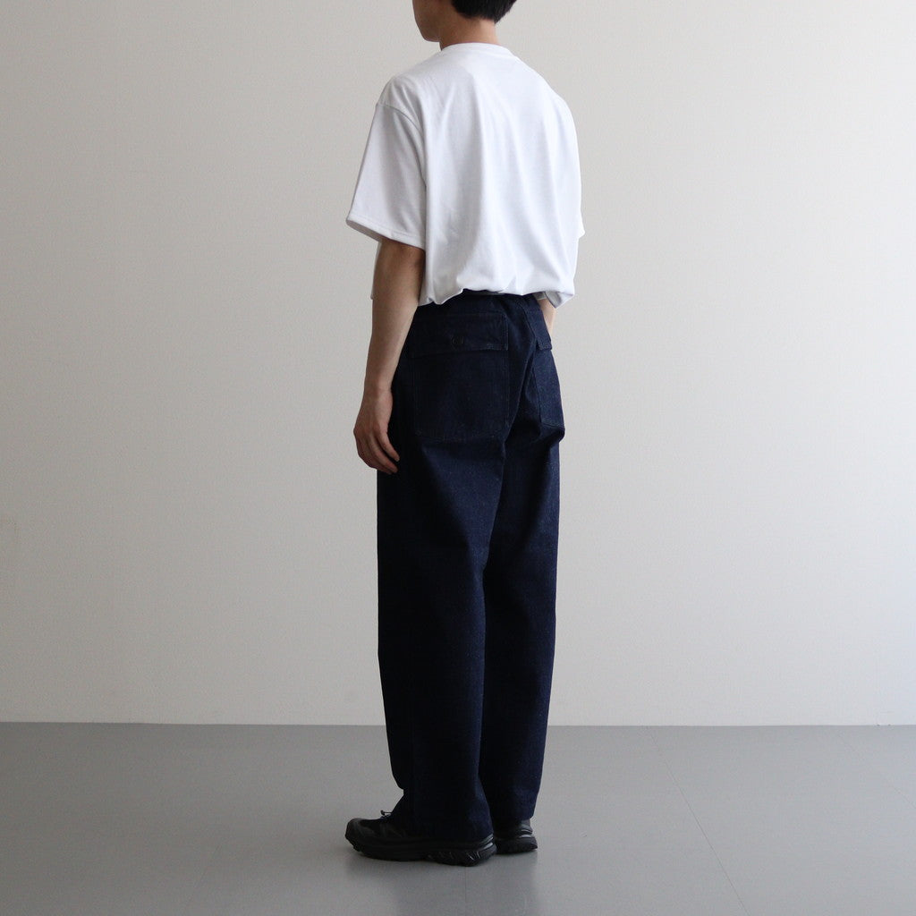 DENIM BAKER PANTS #indigo [24605]