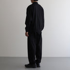 NYLON JERSEY TRACK JACKET #navy [14001]