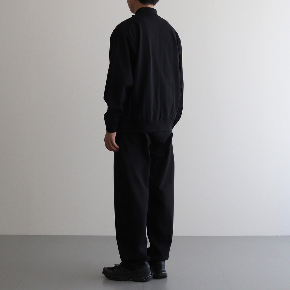 NYLON JERSEY TRACK JACKET #navy [14001]