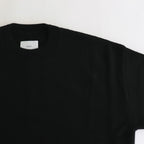 EX FINE LAMBS CREW NECK KNIT LS #BLACK [ST.691]