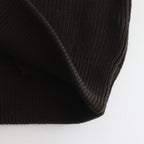 OVERSIZED DRIVERS KNIT ZIP VEST #MILITARY KHAKI [ST.697]