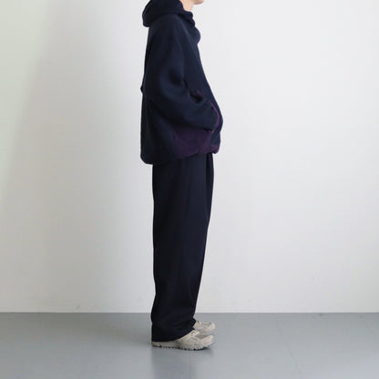 Wool Fleece Hoodie #NAVY [GU233-70164]