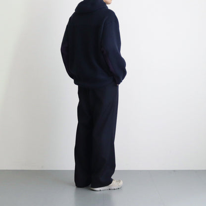 Wool Fleece Hoodie #NAVY [GU233-70164]