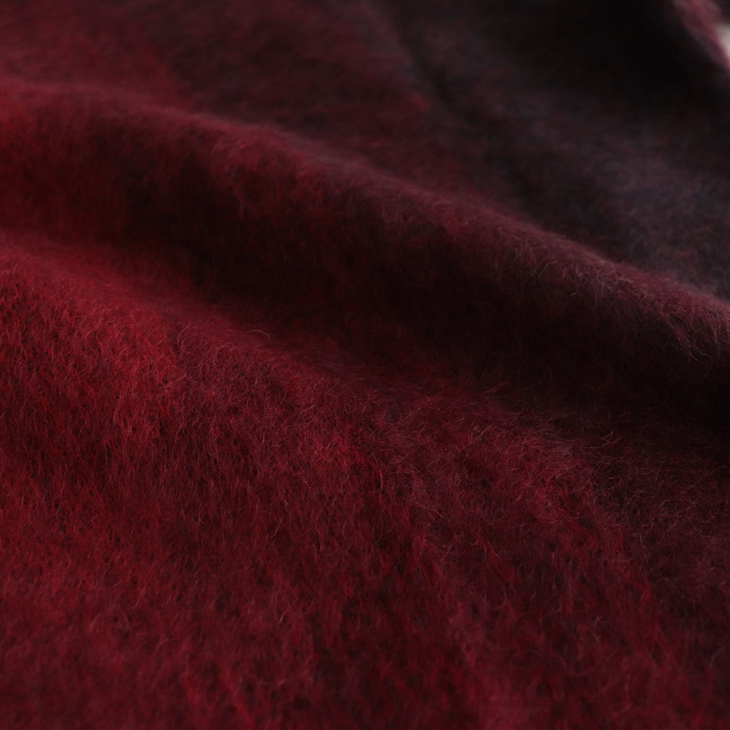 OVERSIZED GRADATION MOHAIR LS #RED [ST.698]