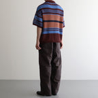 Cotton Linen Back Sateen Military Trousers #BROWN [TP241-40017]