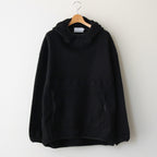 Wool Fleece Hoodie #BLACK [GU233-70164]