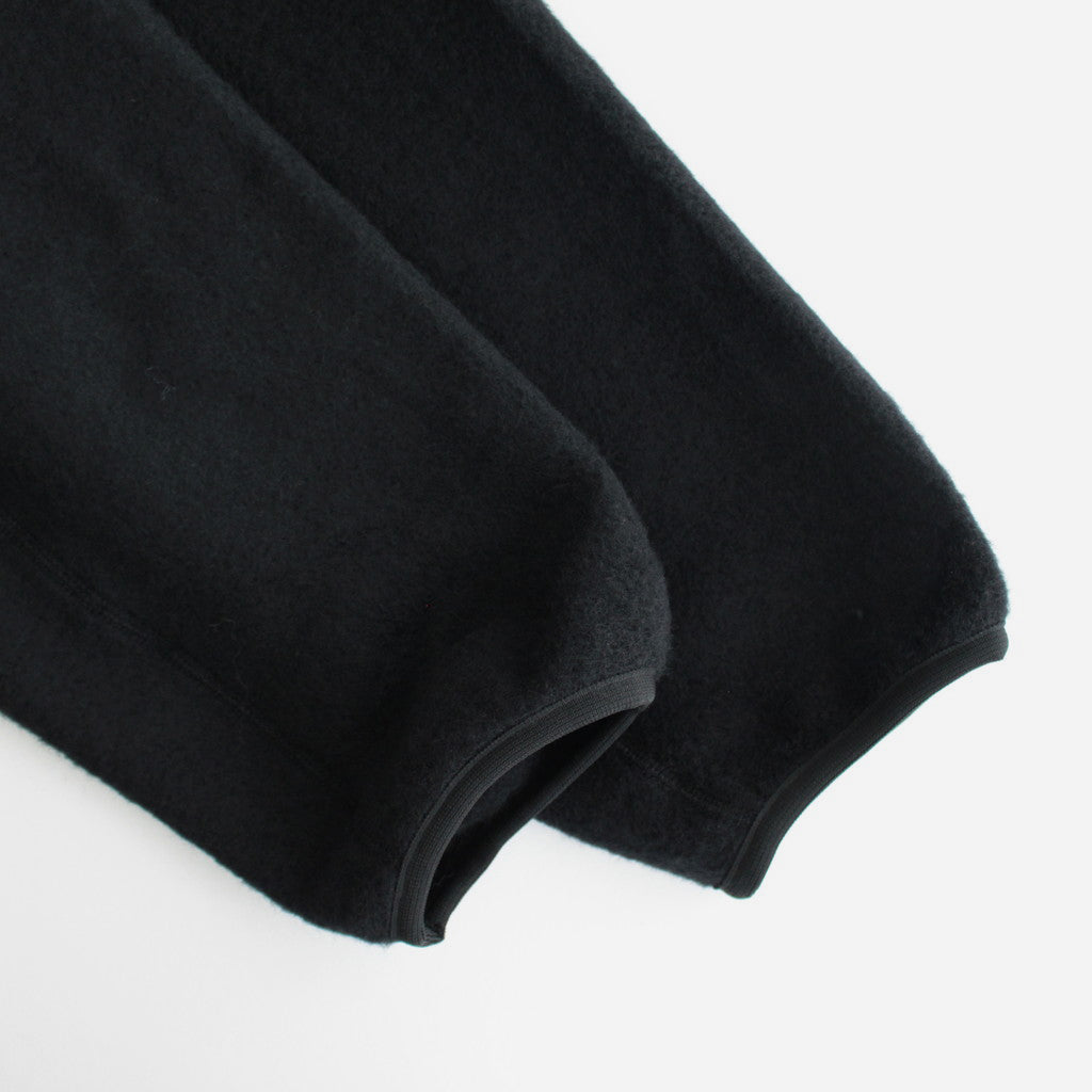 Wool Fleece Hoodie #BLACK [GU233-70164]