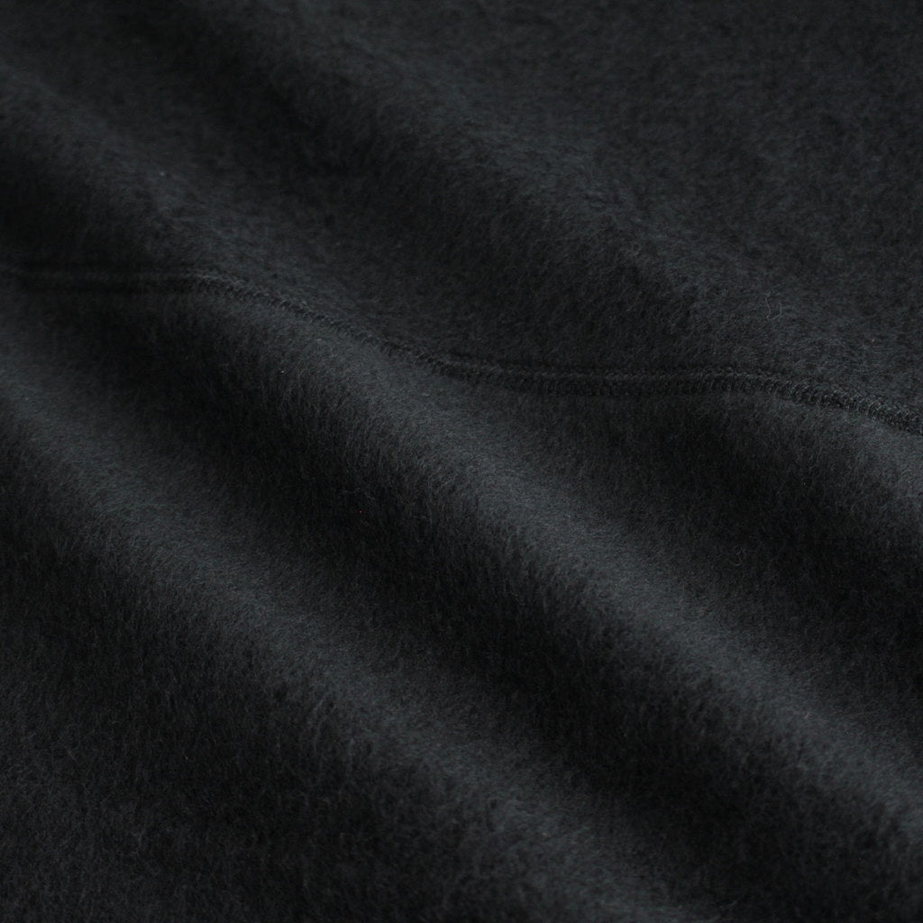 Wool Fleece Hoodie #BLACK [GU233-70164]