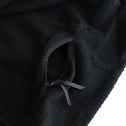 Wool Fleece Hoodie #BLACK [GU233-70164]