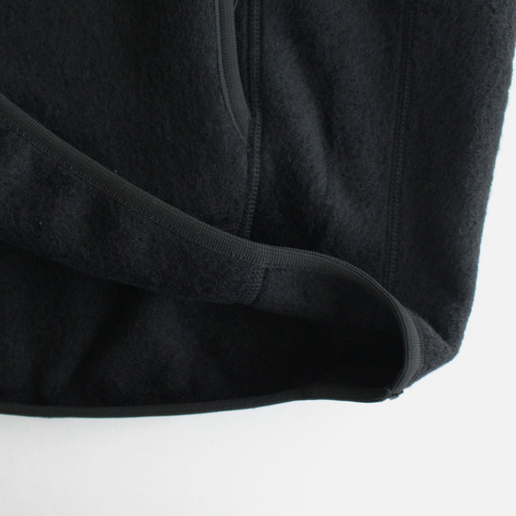 Wool Fleece Hoodie #BLACK [GU233-70164]