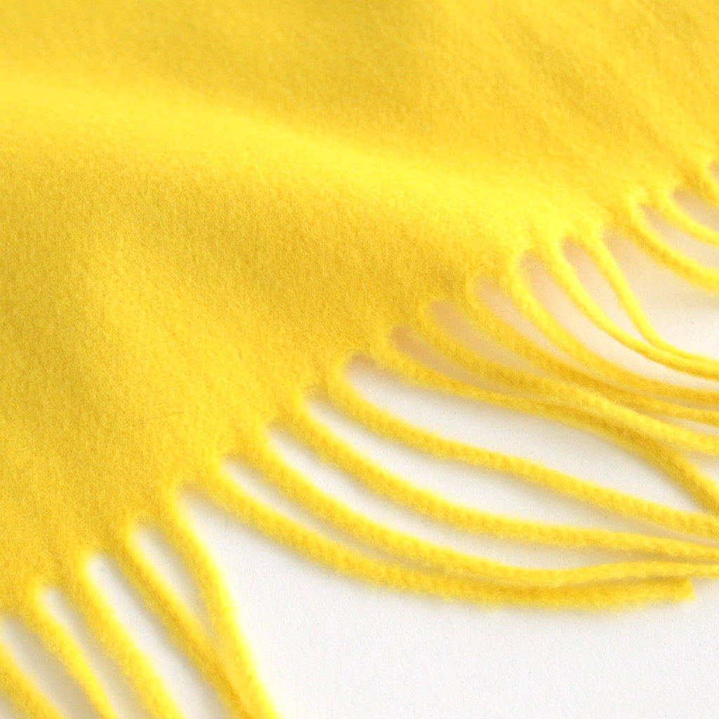 Lambs wool Plain Stole #YELLOW [LM323-ST038]