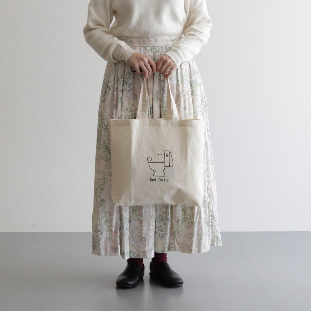 PRINT BAG - DOG TOILET #NATURAL [33901]