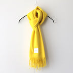 Lambs wool Plain Stole #YELLOW [LM323-ST038]