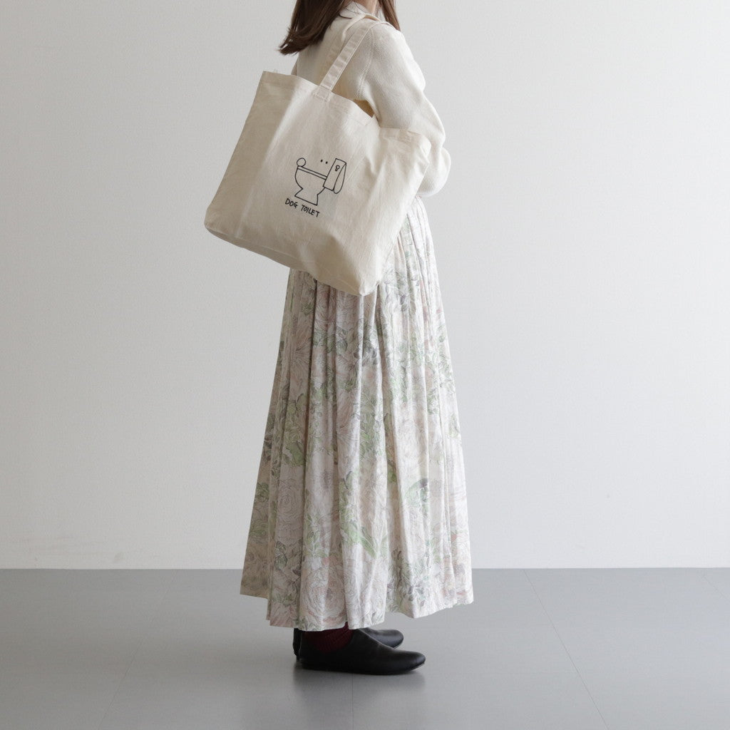 PRINT BAG - DOG TOILET #NATURAL [33901]