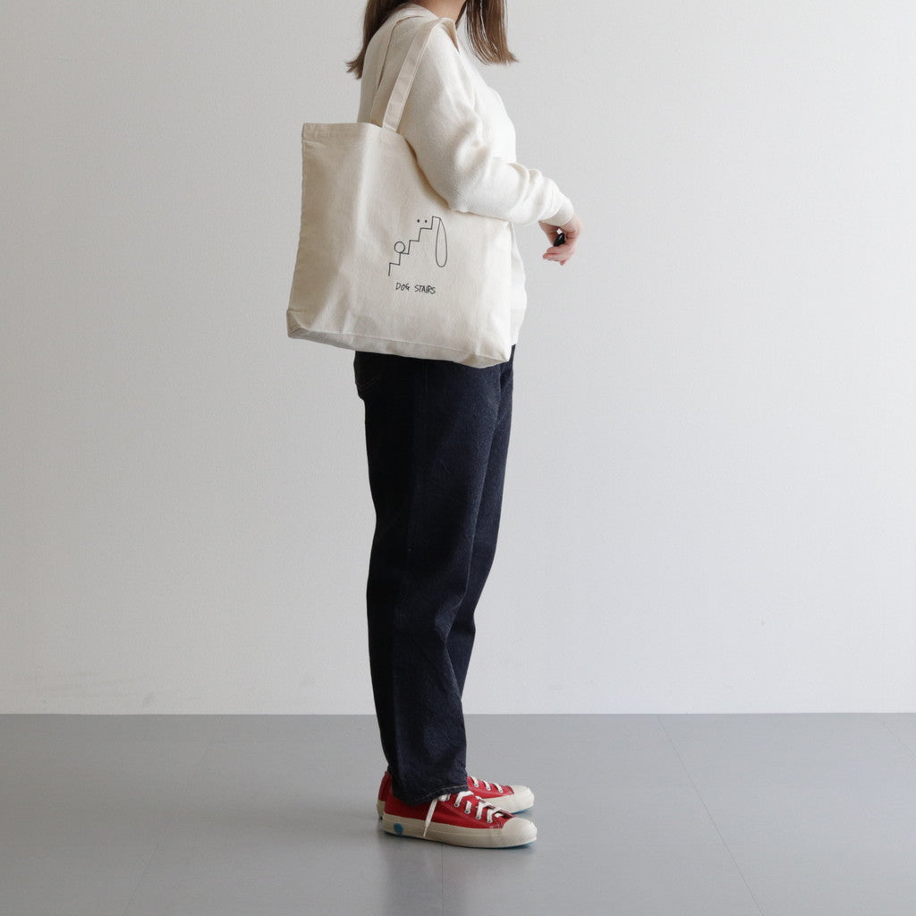 PRINT BAG - DOG STAIRS #NATURAL [33902]